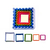 Cortantes cuadrados lisos y ondeados x5. - comprar online