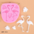 Silicona "FLAMENCOS” - comprar online