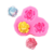 Silicona " ROSAS x3"
