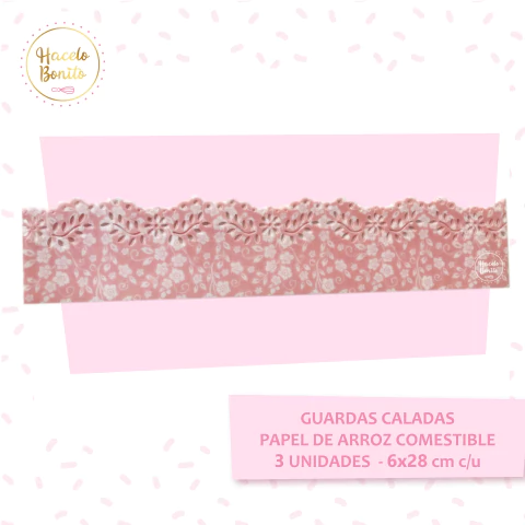 GUARDA CALADA de papel de arroz. MOD 8