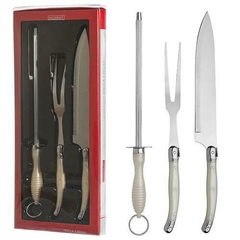 Conjunto Para Churrasco Pérola - 3 peças