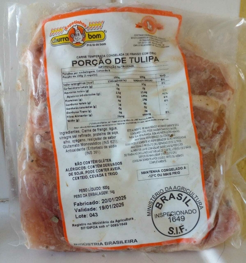 Tulipa Porção - 500g