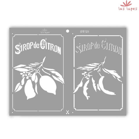 Stencil Las Lupes Limones