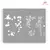 Stencil Hojas 04 Las Lupes - comprar online