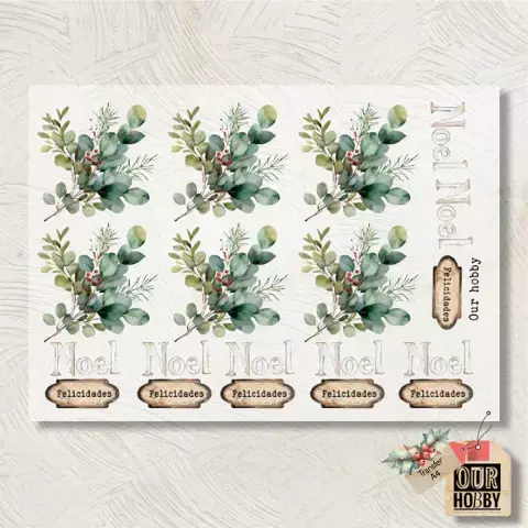 Transfer Color Navidad 072 - comprar online