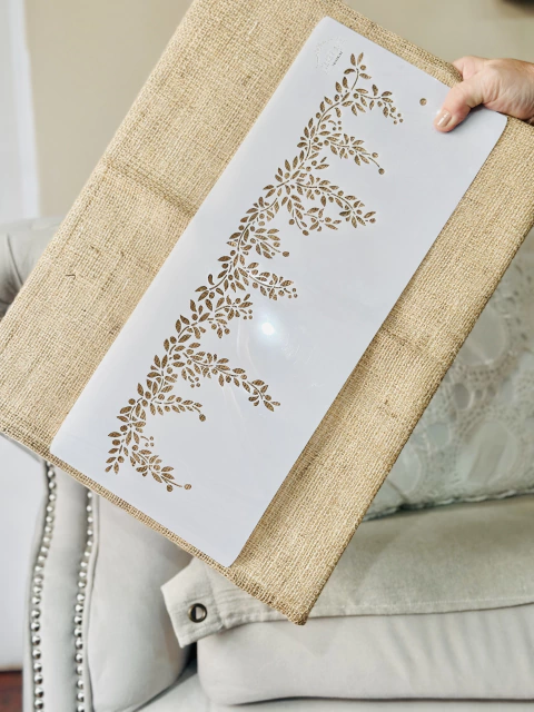 Stencil Mael Hojitas 20X40cm