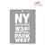 Stencil NY Broadway Las Lupes - comprar online