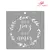 Stencil Noche de paz Las Lupes - comprar online