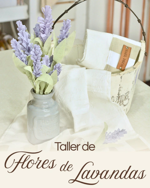 Taller Flores Lavandas