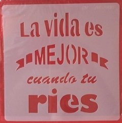 Stencil Strong Rock E69