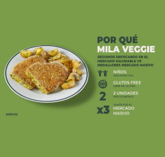 Milanesa Veggie Clásica- Nutree - en internet