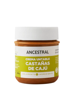 Crema untable de Castañas de Cajú