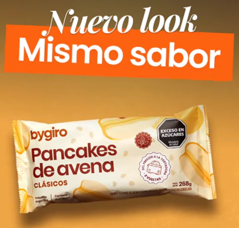Pancakes de Avena Clásicos - ByGiro - comprar online