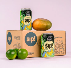 WELLNESS SODA SIP MANGO Y LIMA LIMON - LATA - 354ml - - comprar online