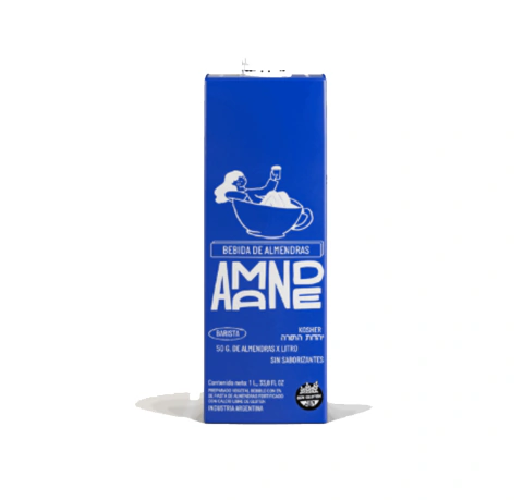 Leche de Almendras Original - AMANDE - 1lt - 6 unidades -