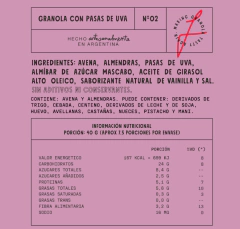 Granola Pasas por 1 kg - Johnny´s en internet