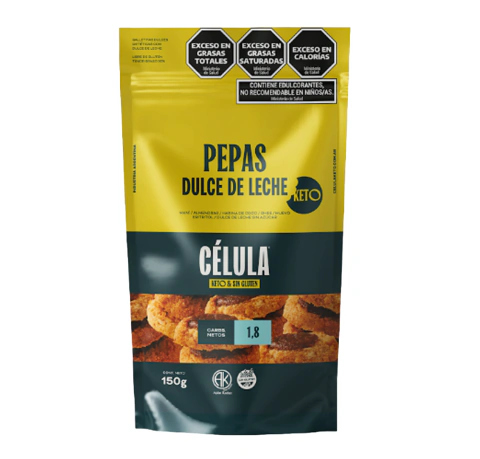 Pepa Keto Dulce de Leche - Sin TACC - Celula - 150 gr -