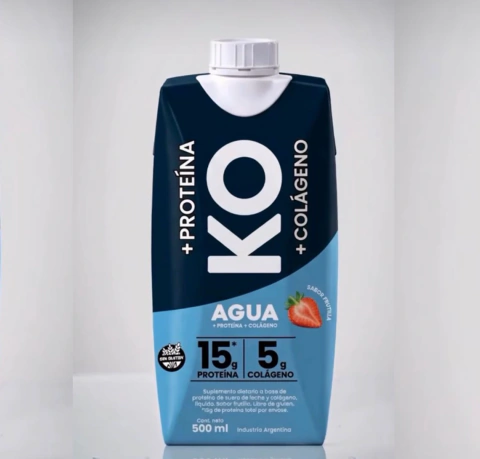 Agua KO CON PROTEINA + COLAGENO - 500ml -