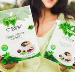 Stevia en Polvo Trever - 100 sobres - 80gr cada uno - en internet