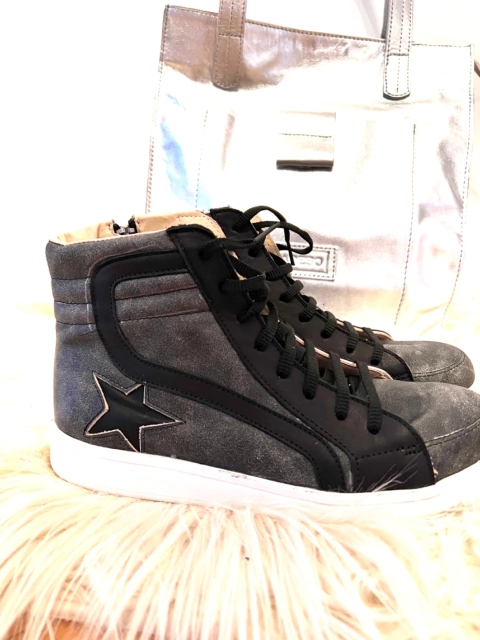 ZAPATILLA GRECIA NEGRO GASTADO