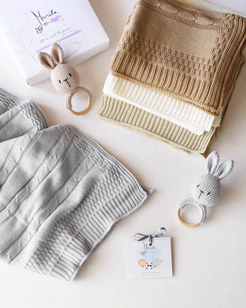 MANTA TEJIDA ROMA - comprar online