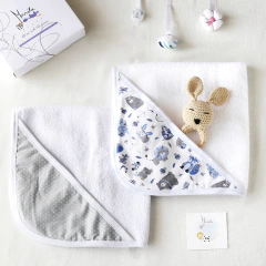 Toallon doble felpa con capucha - tienda online