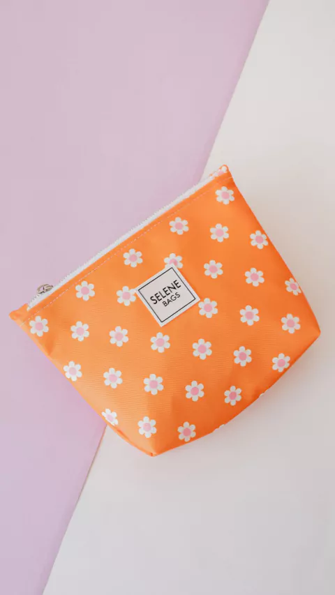 Necessaire Daisy Naranja
