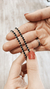 Pulsera Strass simple negra