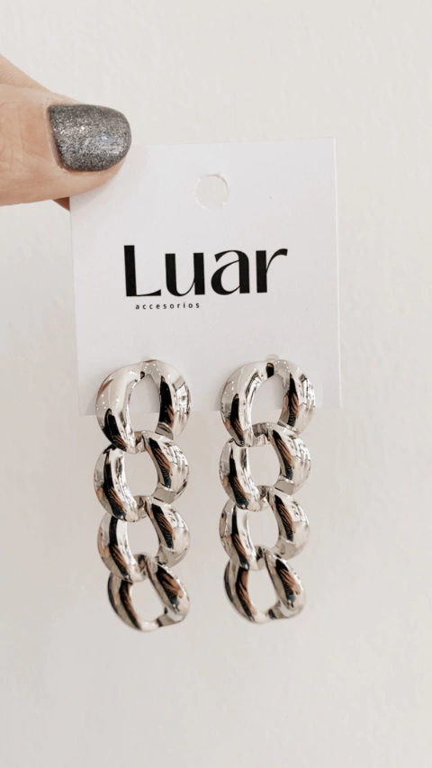 Aros Chain plateados