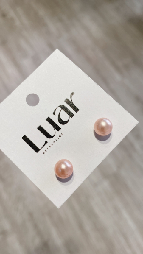 Aros Pearl rosa - comprar online