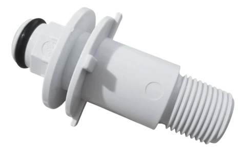 Niple de Parede p/ Torneira Prima Touch Branca Zagonel