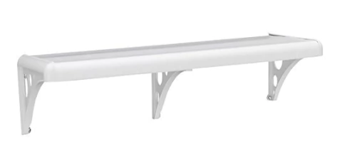 Prateleira Plastica Branca 60x20 - Astra