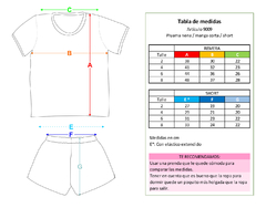 Art. 9009 - Piyama nena - Miraggio - Ropa para dormir y estar en casa
