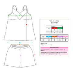 Art. CH989 - Piyama mujer - tienda online