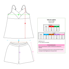 Art. CH989 - Piyama mujer - tienda online