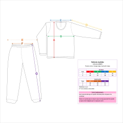 Art. MI9070 - Piyama nena - tienda online