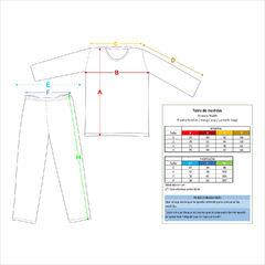 Art. N1203 - Piyama hombre - tienda online