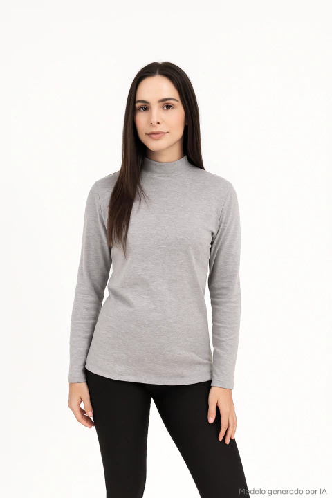 Art. N48 - Remera media polera mujer - comprar online