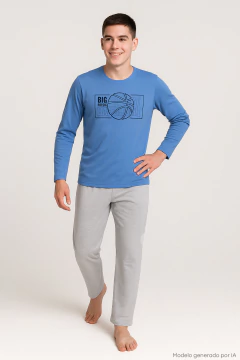Art. N886 - Piyama varón - Miraggio - Ropa para dormir y estar en casa