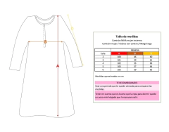 Art. N278 - Camisón mujer - Miraggio - Ropa para dormir y estar en casa