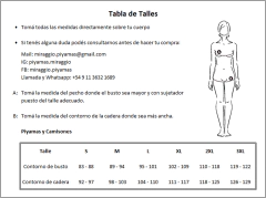 Imagen de Art. W12705 - Piyama mujer