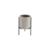 Cachepot Cinza (M) - Suporte Metal