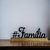 Letreiro Decorativo Família na internet
