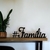 Letreiro Decorativo Família - loja online