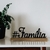 Letreiro Decorativo Família