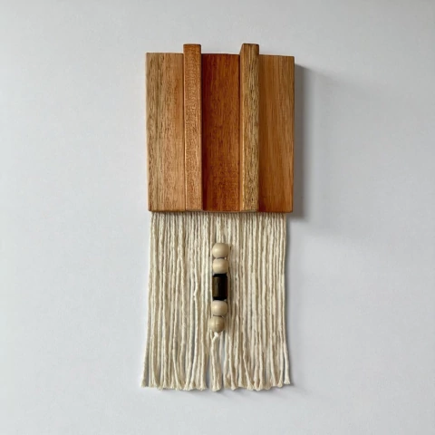 Escultura Wood Macrame - comprar online