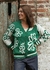 CARDIGAN FLOR VERDE INGLES - comprar online