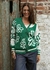 Imagen de CARDIGAN FLOR VERDE INGLES