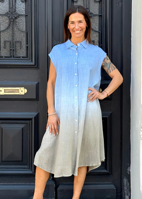 VESTIDO GRACE CELESTE - comprar online