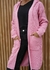 SACON INGLES CON CAPUCHA ROSA - Aoni Design